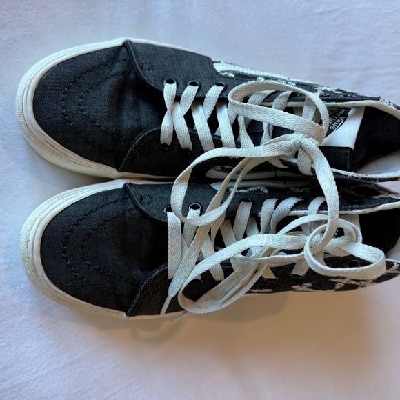 Vans SK8-Hi tapered Platform in color mixed denim - Picture 3 of 5